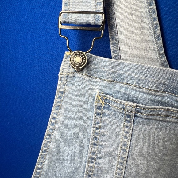 |•KANCAN•| Denim Overalls Skirt/Romper Stretch Size Medium - Picture 7 of 12